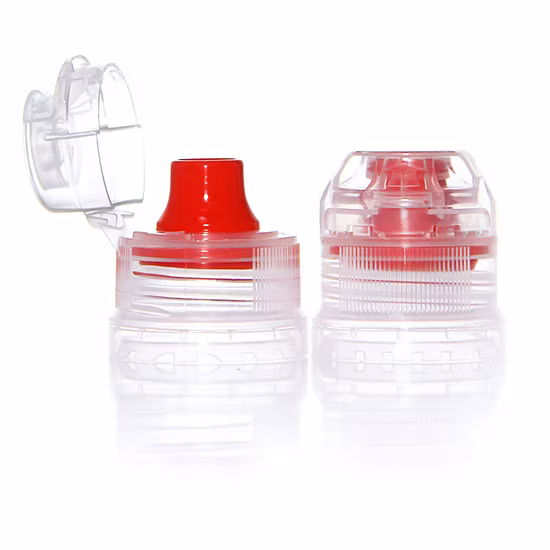 28mm 38mm Sport Flip Top Plastic Bottle Cap for Drink Water Beverage